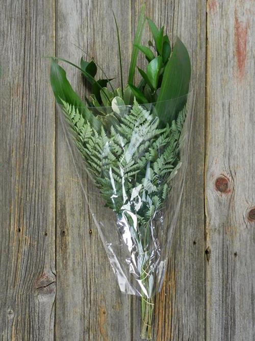 DROP-IN GREENS  BOUQUET 15-17 STEMS GROWER`S MIX